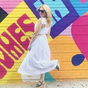 Banana Republic White summer dress